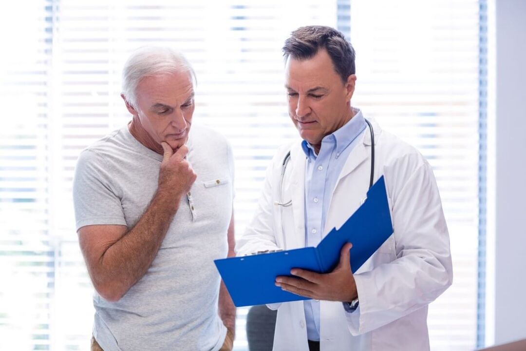 La nomina del trattamento della prostatite da parte del medico